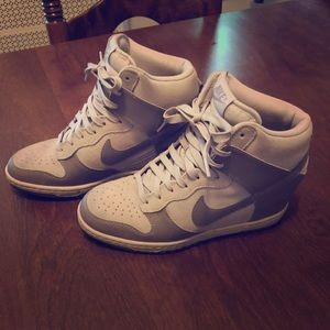 Nike high dunk wedges